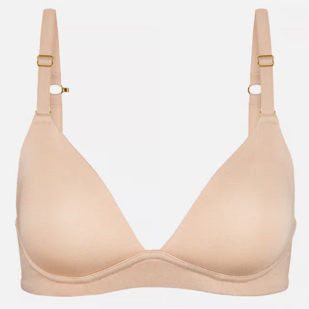 Lively All-Day Plunge No-Wire Bra (toasted almond)